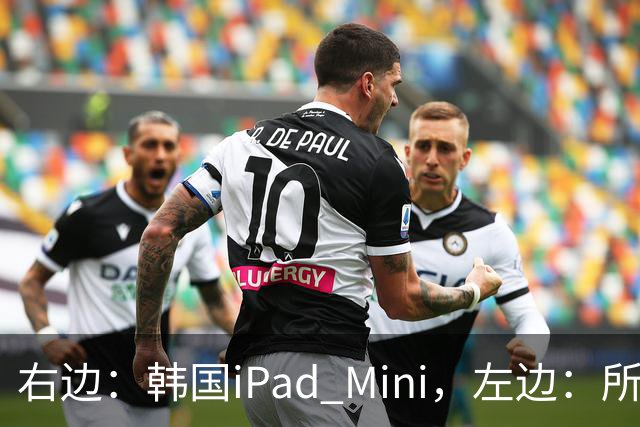 右边：韩国iPad Mini，左边：所有其他国家的iPad Mini