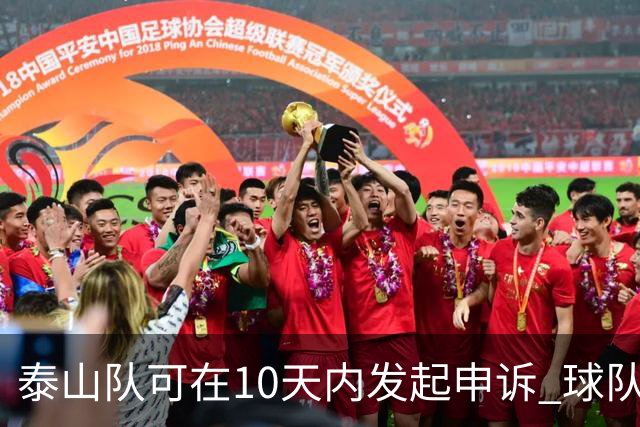 泰山队可在10天内发起申诉 球队人士也一头雾水